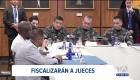 El Ministro del Interior anunció que revelará los nombres de jueces y fiscales que devuelvan la libertad a sospechosos sin justificación. 

Un reportaje de Karen Haro