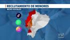 Un informe del Observatorio de Crimen Organizado revela una nueva modalidad de reclutamiento de menores de edad por parte de bandas delictivas. YouTube, TikTok y WhatsApp son las plataformas que usan para contactar a los jóvenes en actividades ilícitas.

Un reportaje de Astrid Singre