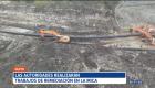 Alrededor de dos meses más tomarán los trabajos de remoción de tierras en el sector de La Mica, en la Reserva Ecológica Antisana. Posteriormente las autoridades iniciarán con la remediación ambiental de la zona.

Un reportaje de Stephany Paz