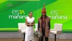 Manari Ushigua, líder espiritual de la comunidad Zápara de Ecuador, explicó cómo funcionan las limpias espirituales.