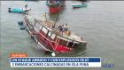 Un ataque armado y con explosivos dejó dos embarcaciones calcinadas en la Isla Puná. La Armada Nacional refuerza los controles en la zona. 

Un reportaje de Paula Kuhn