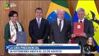 El presidente Daniel Noboa se reunió este lunes 18 de agosto con su homólogo brasileño, Lula Da Silva. Ambos mandatarios llegaron a acuerdos de comercio bilateral y crimen organizado. 

Un reportaje de Daniela Valencia