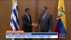 El presidente Daniel Noboa se reunió en Montevideo con su homólogo uruguayo, Yamandú Orsi. En el encuentro, firmaron dos acuerdos bilaterales en materia de defensa y seguridad.

Un reportaje de María Gracia Chacón
