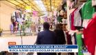 “Llena la mochila sin vaciar el bolsillo” es la campaña que lanzaron centros comerciales y mercados de Quito. La iniciativa ofrece útiles escolares y ropa a precios accesibles para aliviar el gasto familiar.

Un reportaje de Mishell Villacís