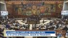Entre polémicas, leyes urgentes aprobadas, camisetazos y denuncias por diezmos y nepotismo transcurrieron los primeros 100 días de la Asamblea Nacional. Su presidente, Niels Olsen, reconoció errores cometidos en este periodo.

Un reportaje de Carlos Sacoto