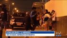 Más de 50 disparos se escucharon al interior de un hostal. Cuatro personas fallecieron y dos resultaron heridas. Hombres ingresaron al lugar y asesinaron a un jugador de fútbol de 25 años.

Un reportaje de Daniel Moreira