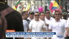 La ciudad de Guayaquil fue escenario de la Marcha por la Paz, convocada y liderada por el presidente Daniel Noboa. En su intervención, instó a los ecuatorianos a defender sus derechos en las urnas.

Un reportaje de Ericka Vera