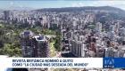 La revista británica Wanderlust Travel Magazine nominó a Quito como “la ciudad más deseada del mundo”. Las votaciones continúan abiertas, y los ciudadanos pueden ingresar al portal de la publicación para apoyar a la capital ecuatoriana.

Un reportaje de Mishell Villacís
