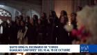 Quito se llena de voces y melodías. Durante los próximos cinco días, la capital ecuatoriana será escenario del séptimo Festival Internacional de Coros Guaguas Cantores en el Centro del Mundo. El encuentro reunirá a más de 200 jóvenes artistas provenientes de distintas partes del país y del extranjero.

Un reportaje de Mishell Villacís