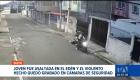 Una joven fue brutalmente asaltada en el sector de El Edén, al norte de Quito. El violento hecho quedó registrado en cámaras de seguridad.

Un reportaje de Juan Miguel Rodríguez