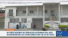 En Guayaquil, cuarenta prestadores de servicios externos del IESS suspendieron las atenciones médicas debido a la falta de pago. 

Un reportaje de Ericka Vera