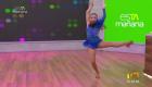 Renata Real nos muestra toda su destreza para el baile en esTAmañana. Una apasionada de la música  y el ritmo.