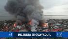 El flagelo se registró en un establecimiento del sur de la ciudad, movilizando un contingente masivo para controlar las llamas.