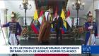 Tras la firma del acuerdo comercial, Ecuador gana terreno en el Medio Oriente, mientras Colombia alista un decreto para imponer una tasa recíproca del 50%.