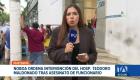 Daniel Noboa dispuso la intervención de esa casa de salud tras el asesinato de un funcionario. El Ministerio de Salud asumirá de manera directa la administración del hospital