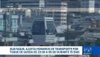 Terminales terrestres, Metrovía y buses urbanos reorganizan sus frecuencias desde este lunes 16 de marzo para cumplir con la restricción de movilidad. Un reportaje de Camila Guevara