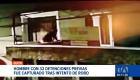 La Policía detuvo en el norte de Quito a un delincuente con 32 detenciones previas. El sujeto intentó robar una vivienda. Un reportaje de Juan Miguel Rodríguez