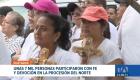 Fieles de cinco parroquias recorrieron siete kilómetros en un acto de fe y oración; los devotos elevaron peticiones por la seguridad y la paz en el país. Un reportaje de Carlos Sacoto