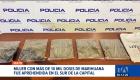 Una mujer fue detenida con más de 10 mil dosis de marihuana valoradas en 4 mil dólares. La Policía realizó varios operativos al sur de Quito. Un reportaje de Juan Miguel Rodríguez