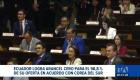 El Legislativo analiza el informe técnico sobre las condiciones del tratado antes de la entrada de Ecuador al mercado asiático. Un reportaje de Karen Haro