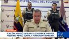 La Policía Nacional capturó a dos sujetos en el cantón Quero acusados de abuso sexual y distribución de material explícito de menores. Un reportaje de Edith Jácome