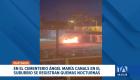En el suburbio de Guayaquil alertan sobre quemas nocturnas dentro del cementerio municipal. Se conoce sobre la incineración de basura y restos de ataúdes. Un reportaje de Camila Guevara