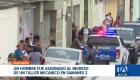 Un hombre fue asesinado en el ingreso de una mecánica en Samanes, norte de Guayaquil. Un reportaje de Jazmín Solís