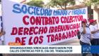El centro de Guayaquil fue el escenario de una marcha pacífica donde trabajadores pidieron de forma unánime la mejora en las condiciones laborales. Un reportaje de Ricardo Cruzatty