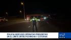 La Policía Nacional reforzó la vigilancia en el límite provincial para asegurar el cumplimiento de la restricción de movilidad. Un reportaje de Juan Pablo Toro