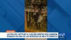 Los delincuentes, que ya habían sido denunciados anteriormente, fueron sorprendidos tras sustraer diversos artículos de una bodega de Multicomercio. Un reportaje de Ricardo Cruzatty