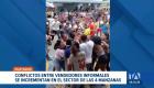 La alta demanda de útiles escolares ha provocado un incremento del comercio no regularizado en el centro de Guayaquil. Un reportaje de Jazmín Solís