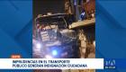 La detención de un conductor ebrio que causó un accidente mortal revive las críticas contra el sector transporte público en Quito. Un reportaje de Gustavo Jaramillo