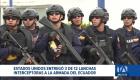 Como parte de la cooperación estratégica, Estados Unidos entregó las primeras tres lanchas de un total de doce. Estas unidades patrullarán las costas. Un reportaje de Ericka Vera