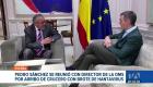 Pedro Sánchez se reunió con el director de la OMS para ultimar detalles del arribo del crucero con brote de hantavirus.