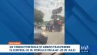 Choques, volcamientos y decenas de personas heridas es el saldo de una jornada violenta en las vías de Guayaquil. Un reportaje de Camila Guevara