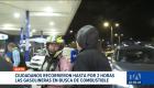 La jornada del martes estuvo marcada por la espera de conductores que buscaban de gasolina. Gasolineras limitaron el despacho de combustible. Un reportaje de Ismenia Solórzano