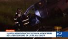 Un hombre de la tercera edad perdió el control de su automotor al intentar huir de sujetos que lo interceptaron en plena vía a la Costa. Un reportaje de Camila Guevara