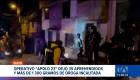 La intervención ejecutada entre el viernes y la madrugada del sábado logró la incautación de más de 1 300 gramos de sustancias; denuncias ciudadanas definieron los puntos de control.