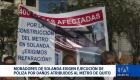 Afectados por los hundimientos y daños estructurales en Solanda acudieron a la Unidad Judicial para reclamar por el estado de sus inmuebles. Un reportaje de Gustavo Jaramillo
