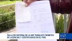 Inconvenientes en la plataforma operativa de la Agencia Nacional de Tránsito causaron malestar en los usuarios que no pudieron concretar sus trámites. Un reportaje de Nathalie Jiménez