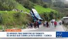 Bus que cubría la ruta Baños - Cuenca perdió pista en Alausí, Chimborazo. El accidente deja a 22 personas heridas. Un reportaje de Mercedes Chávez