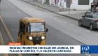 Las autoridades de tránsito intervinieron tres zonas del norte de Guayaquil debido a las constantes quejas ciudadanas sobre las tricimotos. Un reportaje de  Jazmín Solís