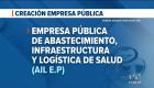 La nueva entidad estatal se encargará de centralizar la adquisición de fármacos y la gestión de la infraestructura de los hospitales del Ministerio de Salud.