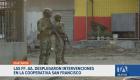 Las intervenciones de las Fuerzas Armadas en la Cooperativa San Francisco permitieron la captura de objetivos de mediano valor. Un reportaje de Paula Kuhn