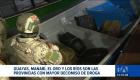 Uno de los últimos decomisos de sustancias sujetas a fiscalización se ejecutó en la frontera norte.