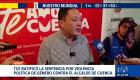 El TCE emitió un fallo de última instancia que confirma la sanción por violencia política de género en contra del alcalde de Cuenca. Un reportaje de Iván Rodríguez