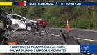 Una serie de accidentes vehiculares se registraron la mañana del martes en Quito. Los organismos de socorro atendieron las emergencias. Un reportaje de Juan Miguel Rodríguez