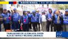 Trabajadores de la Zona Azul protestan para exigir el alza de tarifa y mejoras laborales. Rechazan un proyecto que pretende modificar la modalidad de contratación. Un reportaje de Nathalie Jiménez