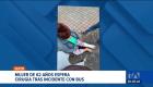 Un siniestro vial que involucra al transporte público de la capital deja a una ciudadana con graves lesiones en sus extremidades inferiores. Un reportaje de Juan Miguel Rodríguez