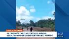 Un operativo contra la minería ilegal en la Amazonía derivó en un cruce de balas en una zona selvática. Hay varios milatares heridos. Un reportaje de Ismenia Solórzano